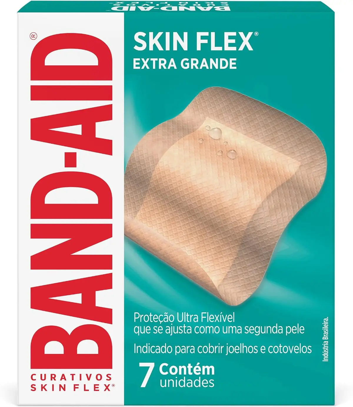 Curativo Band-Aid Skin Flex, Extra Grande, 7 Unidades