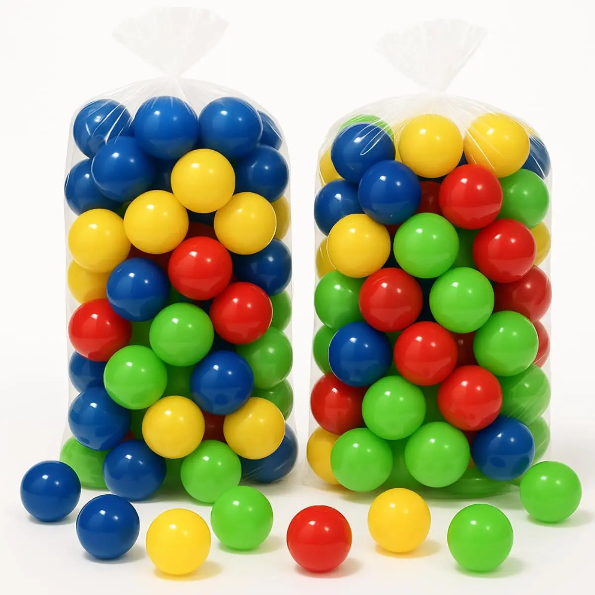 beplace kids - Kit 160 Bolinhas Coloridas para Piscina Infantil - Não Amassa | BPA Free