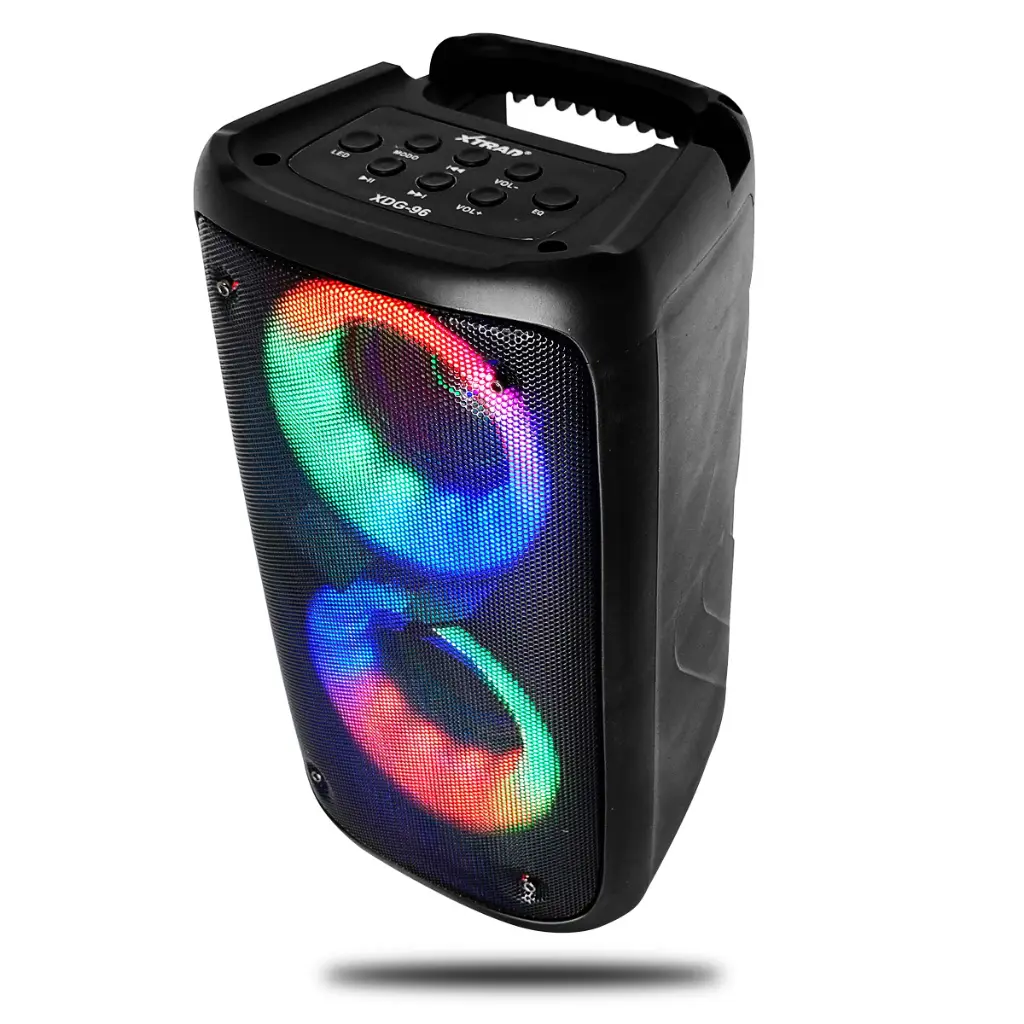 Caixa de som Bluetooth Potente Multimídia com LED RGB Subwoofer TWS Estéreo sem fio XDG-96-XTRAD - 1