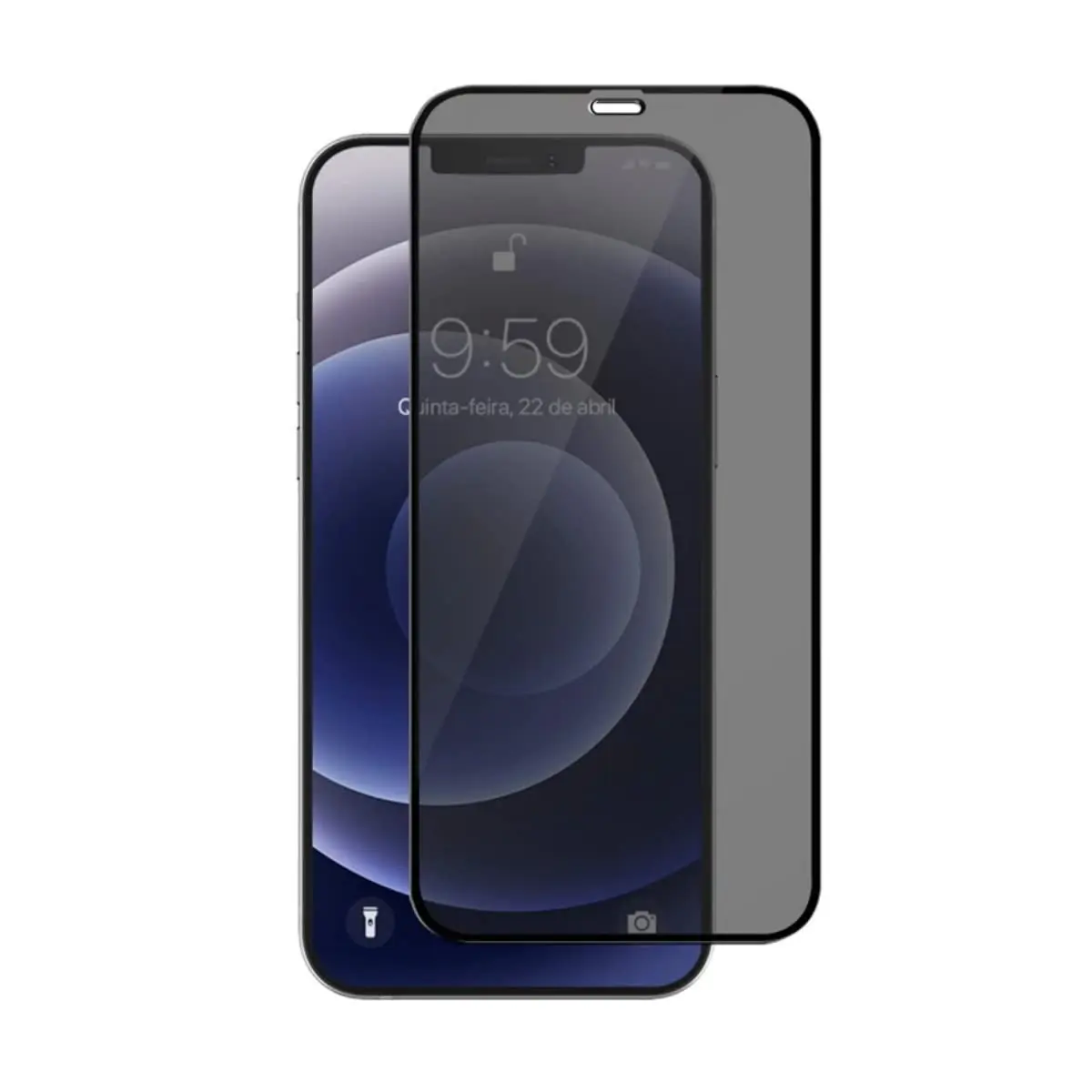 Película 3d Privacidade Anti Spy Para iPhone (iPhone 12/12 Pro)