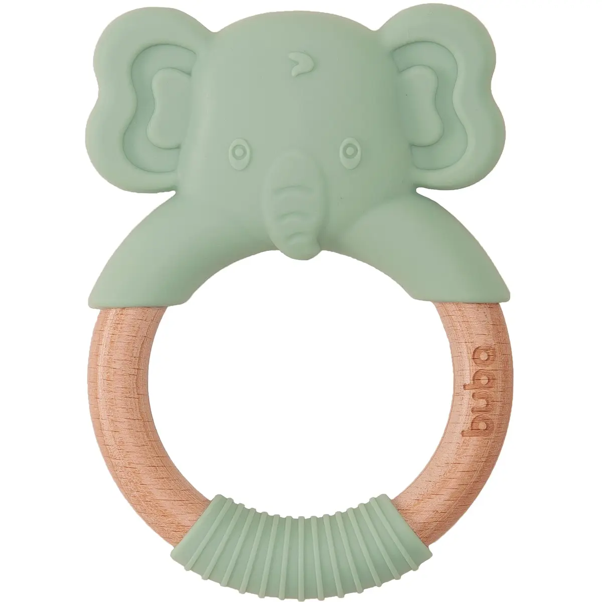 Buba Mordedor Elefante Em Silicone Verde