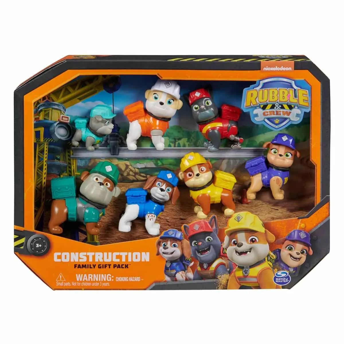 Set Figuras Rubble & Crew, Patrulha Canina, Sunny