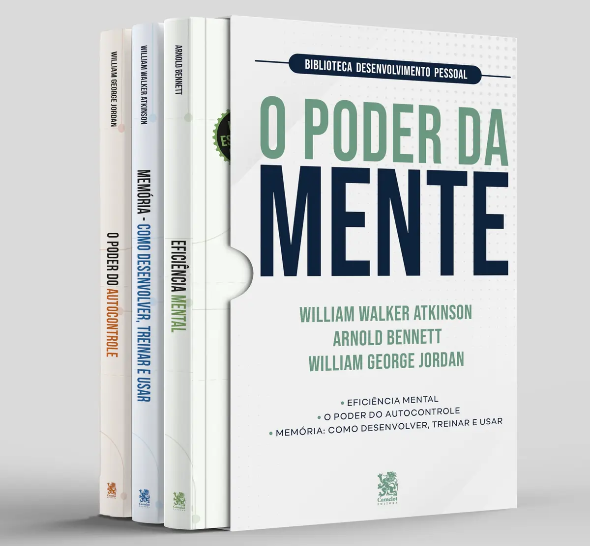 Biblioteca Desenvolvimento Pessoal: O Poder da Mente - Box com 3 Livros - 1