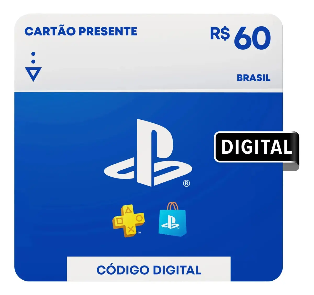 Cartão Presente Playstation Store Brasil - 1