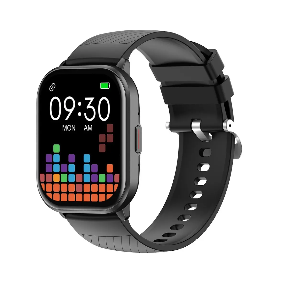 Relógio Digital Feminino Masculino Smartwatch Inteligente Bluetooth, Full Touch a Prova d 'água IP68 com 120+ Modos de Exercício e Esporte, Preto - 1