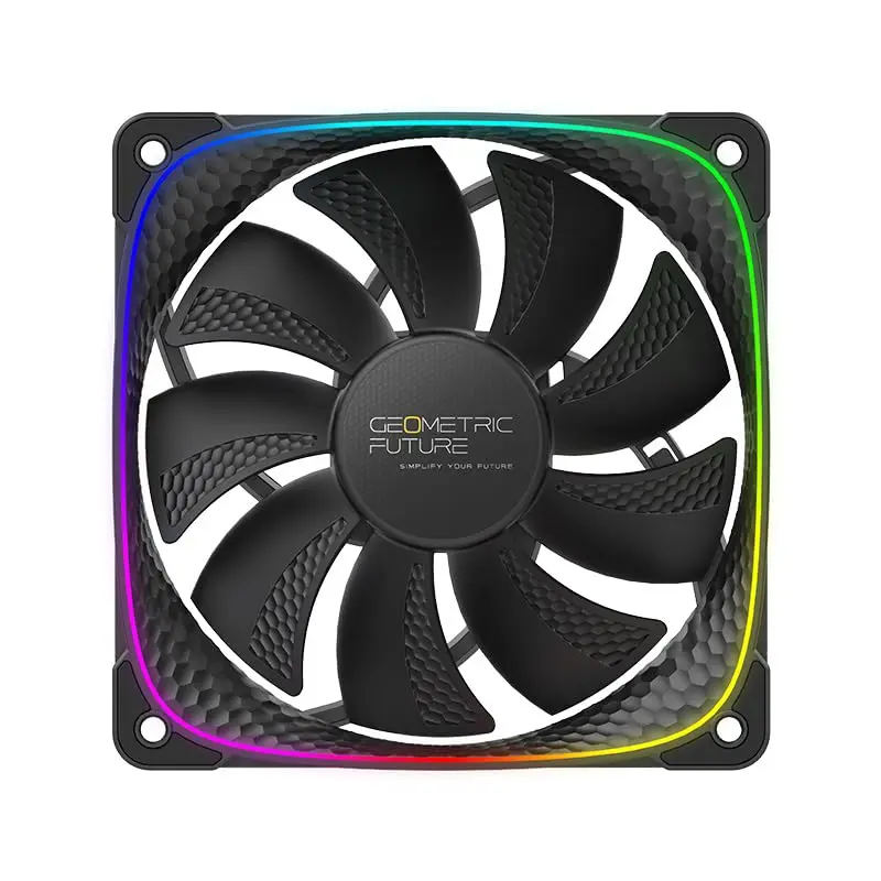 Fan Reverse Blade Geometric Future Squama 2503RB ARGB Preto