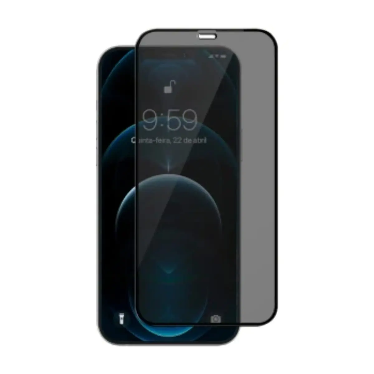 Película 3d Privacidade Anti Spy Para iPhone (iPhone 12 Pro Max) - 1