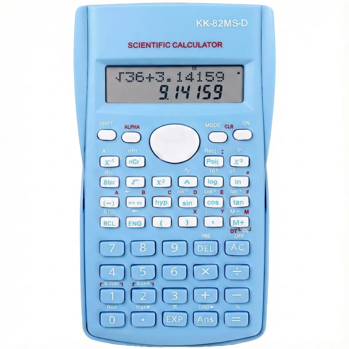 Calculadora Científica de Engenharia, 240 Funções, Display de Linha Dupla, Ideal para Escola e Escritório (Azul) - 1