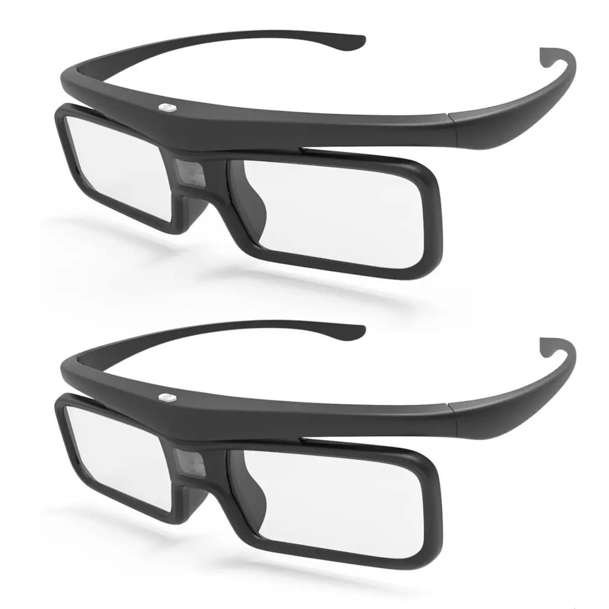 NothingProjector Óculos 3D de Obturador Ativo Recarregáveis, Compatíveis com VisionMaster Pro2, Max StreamMaster Plus2, JMGO N1S Infinity Ultimate e Outros Projetores 3D DLP-Link (2 Unidades)