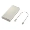 Carregador Portátil 20000mAh 45W 3x USB-C Bege - 1