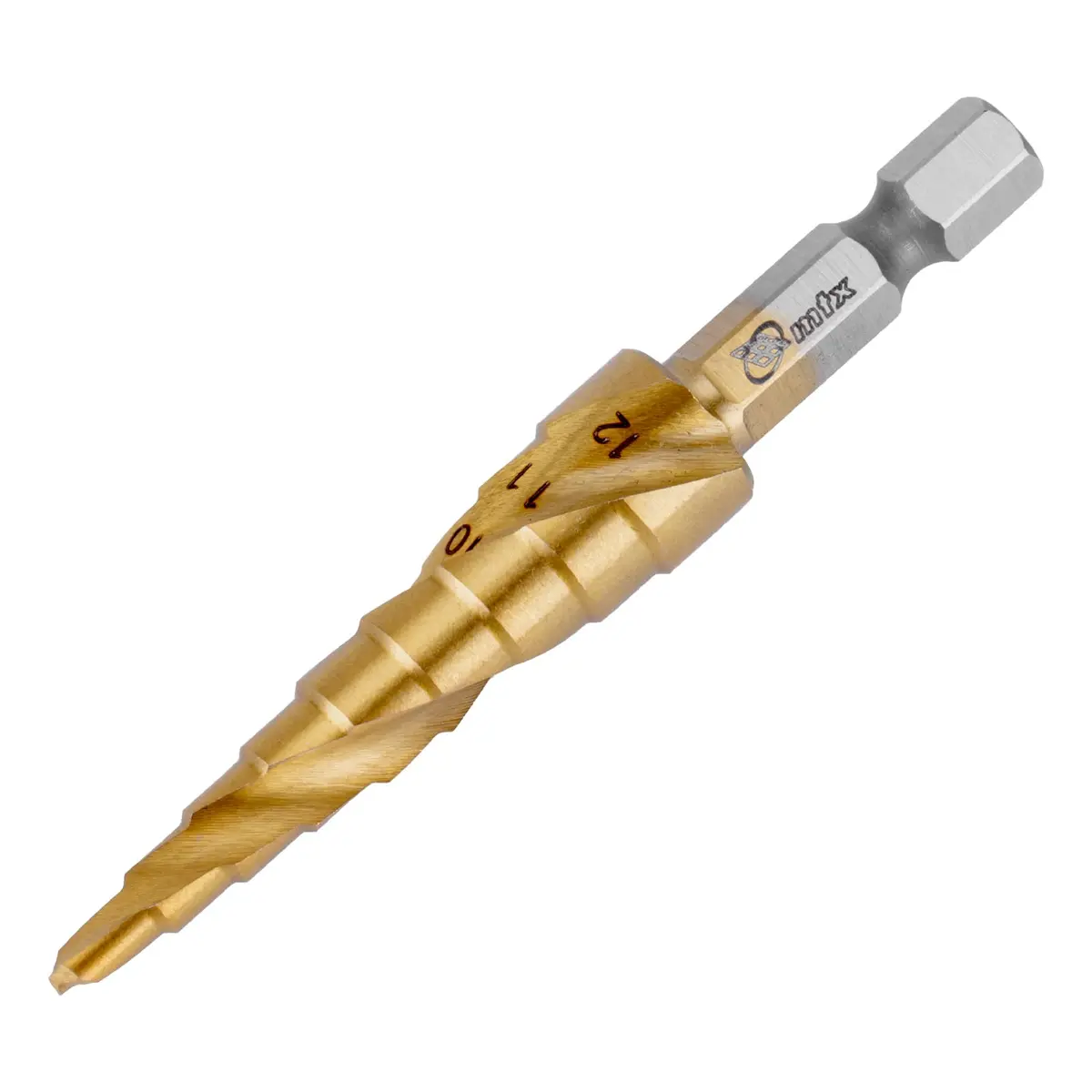 MTX Broca Escalonada HSS Professional, Aço Rápido de Alta Precisão para Furos em Metal, Plástico e Madeira (4-12 mm) - 1