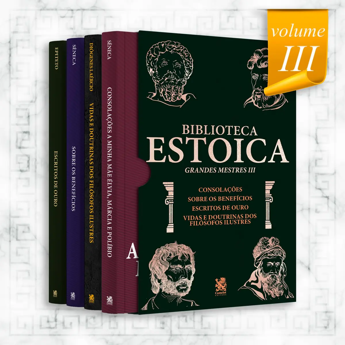 Biblioteca Estoica: Grandes Mestres Volume III - Box com 4 Livros - 1