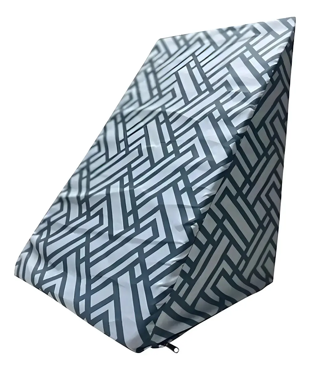 Ortobom Suave Encosto Apoio de Pernas 55x40cm cinza triangular