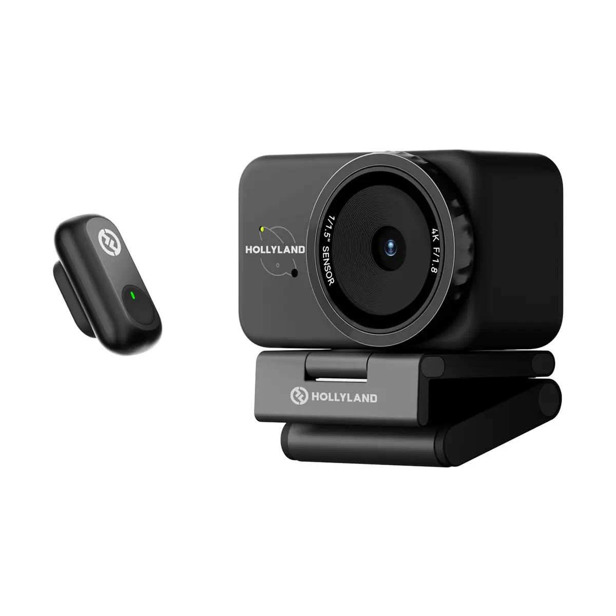 Hollyland Lyra Webcam UHD 4K para PC/Mac, Webcam com Microfone, Sensor CMOS de 1/1.5", Foco Automático PDAF, Ideal para Reuniões, Transmissões ao Vivo e Criação de Conteúdo (com Microfone Lark A1) - 1