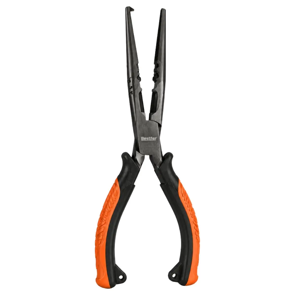 Alicate Pesca Bico Longo 8,5" Bestfer Corta Cabo Anzol | Corte de cabos, remoção de anzóis e garateias, cabo anatômico, aço carbono, firmeza no manuseio e alta durabilidade no uso. - 1