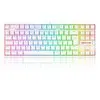 [App] Teclado Mecânico Gamer Redragon Kumara, Anti-Ghosting, RGB, Switch Outemu Blue, ABNT2, Branco - K552W-RGB (PT-BLUE) - 1