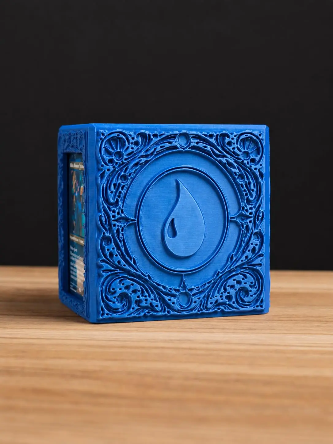 Deck Box Compratível com MTG Azul | Para Magic: The Gathering, Armazenamento de Cartas