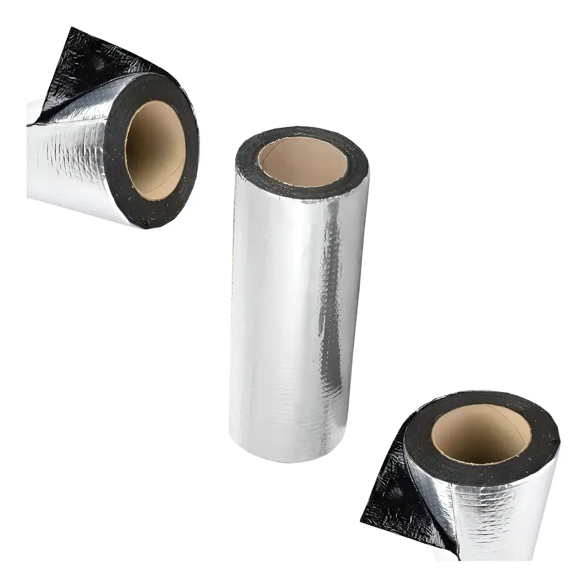 3 Mantas Asfáltica Aluminizada Telhado Auto Adesiva 45cmx10m - 1