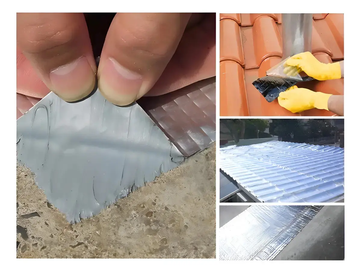 3 Mantas Asfáltica Aluminizada Telhado Auto Adesiva 45cmx10m thumbnail 4