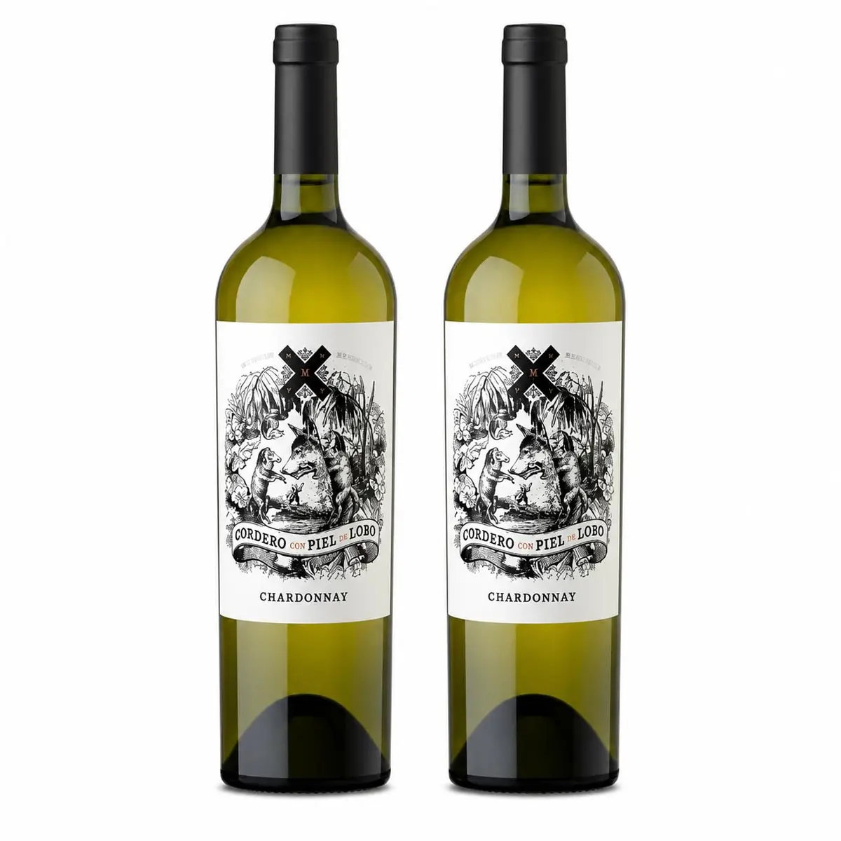 Kit 2 Vinhos Branco Argentino Cordero Con Piel de Lobo Chardonnay 750ml – Leve, Refrescante e Elegante – Ideal para Presente e Harmonização - 1