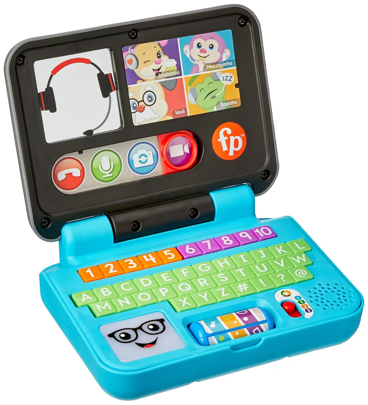 Fisher-Price Aprender e Brincar Brinquedo para Bebês Laptop De Aprendizagem para crianças a partir de 6 meses