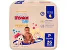 [Regional] Fralda Turma da Mônica P 3-6kg c/26 unidades - 1