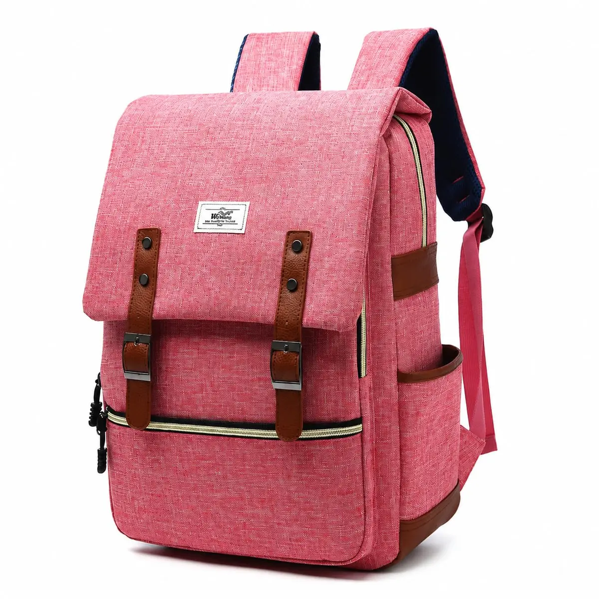 TOKSHOP Mochila Notebook Feminina impermeável de 15.6 Polegadas Executiva Resistente com Costado Ergonômico e Detalhes em Couro Mochilinha Feminina - 1
