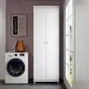 Armário Multiuso Bartira Gigante 2 Portas e 5 Prateleiras Branco Fosco - 1