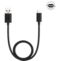 Cabo de dados e carga USB-A para USB-C de 1 Metro Preto