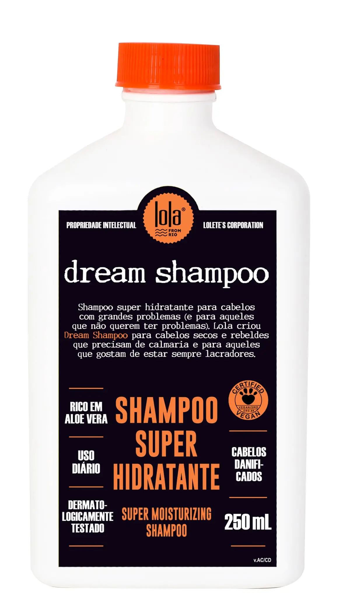 Dream Cream Shampoo 250ml , Lola Cosmetics - 1