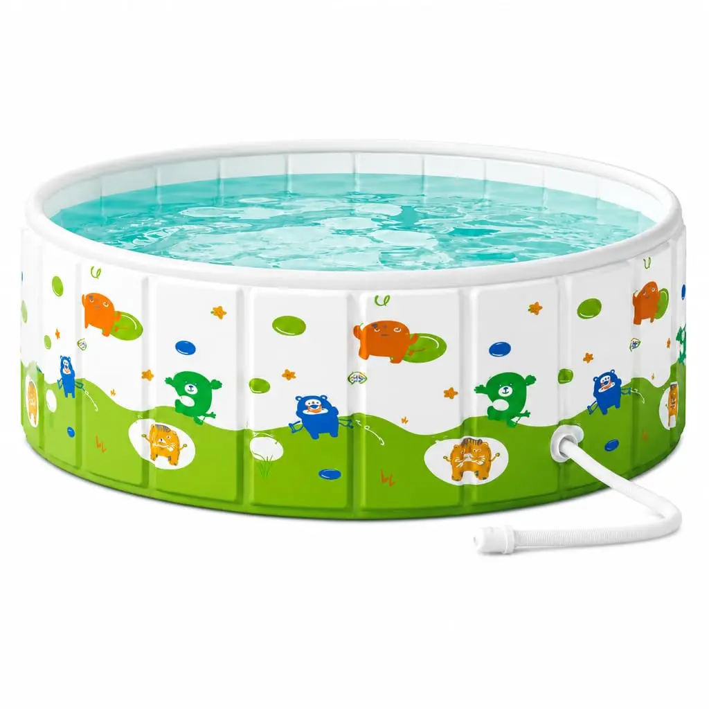 Piscina Infantil Dobrável Portátil Redonda