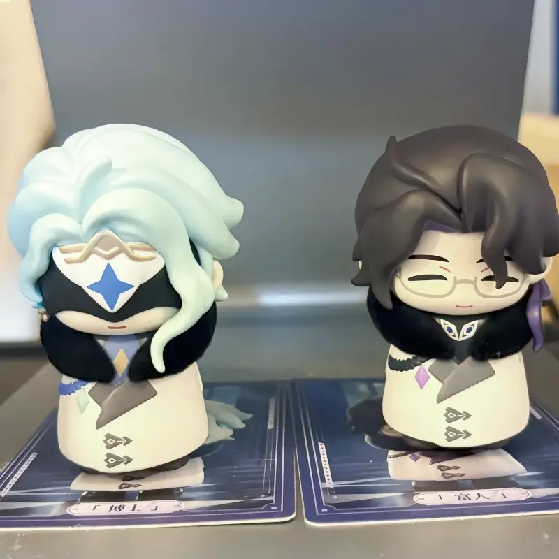 Mais Vendido: Figuras Colecionáveis Genuínas Genshin Impact Fatui Harbingers Chibi Blind Box - Brinquedo Surpresa da Moda, Presente e Ornamento