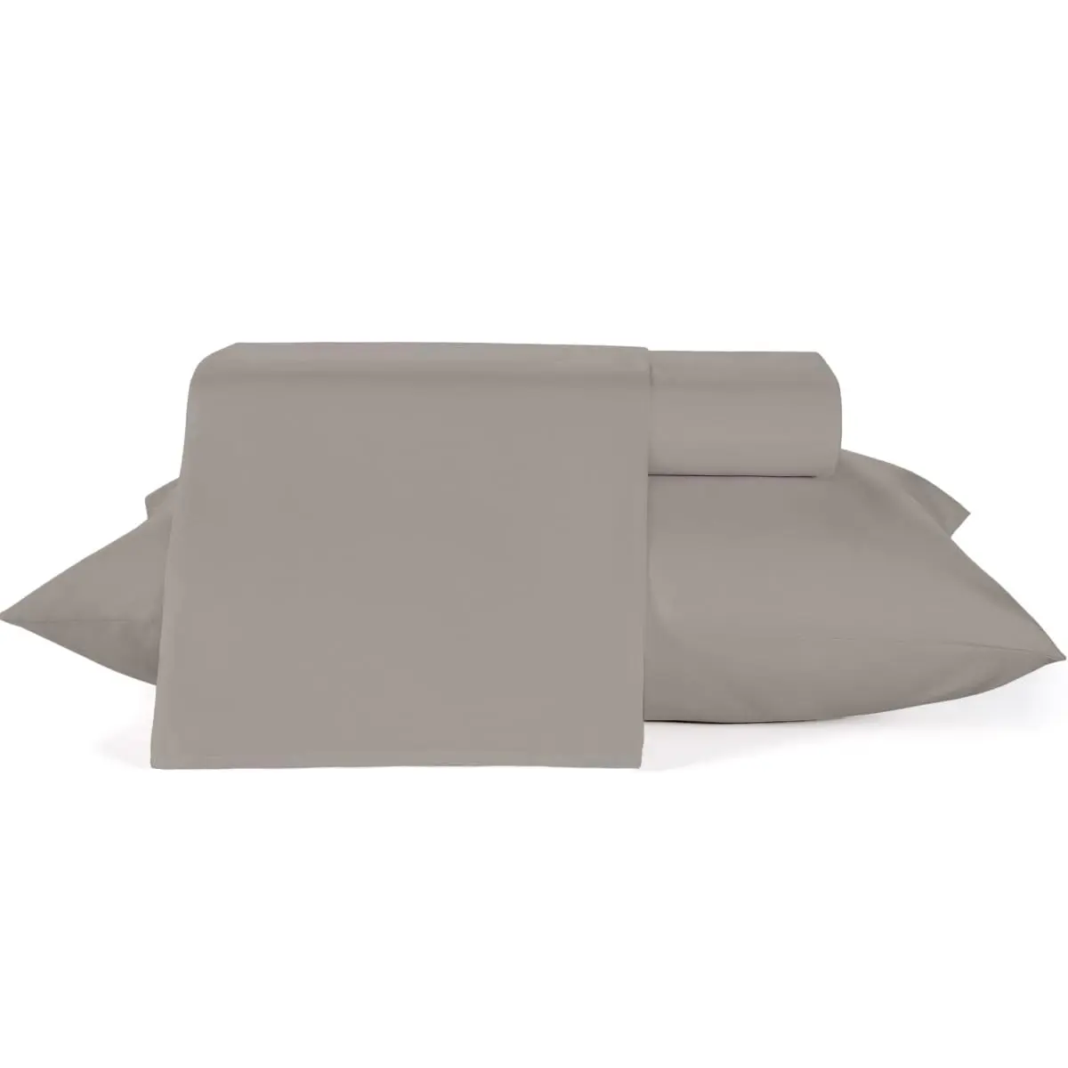 Teka Jogo Roupa de Cama Diamante Solteiro 100% Algodão Cinza Rochedo