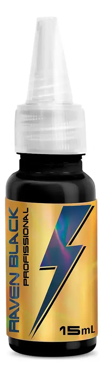 Tinta para tatuagem Electric Ink Raven Black - 15ml