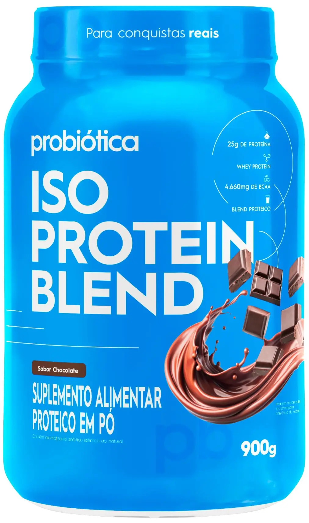 Probiótica Iso Protein Blend - 900G Chocolate - Probiotica