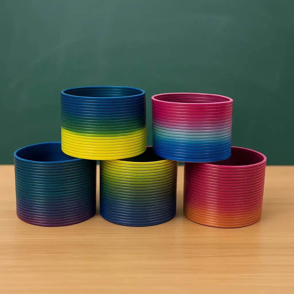 Kit de 9 Molas Malucas Coloridas, Brinquedo Infantil para Festas e Diversão thumbnail 4