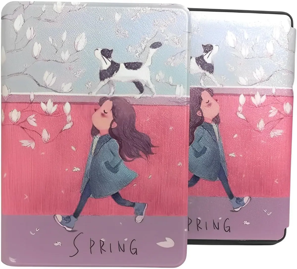 DECART Capa para Kindle Paperwhite 12ª Geração e Kindle Colorsoft - Menina | Modelos (SA569P, SA568B, SA58CB, SA59CP), Auto Hibernação, Fechamento Magnético