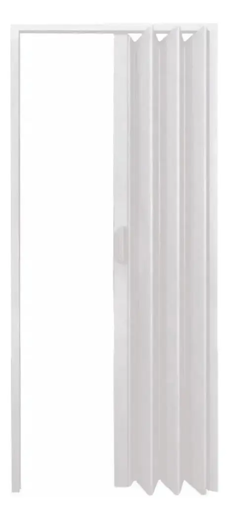 Porta Sanfonada Pvc Fortlev 210x70cm Cinza