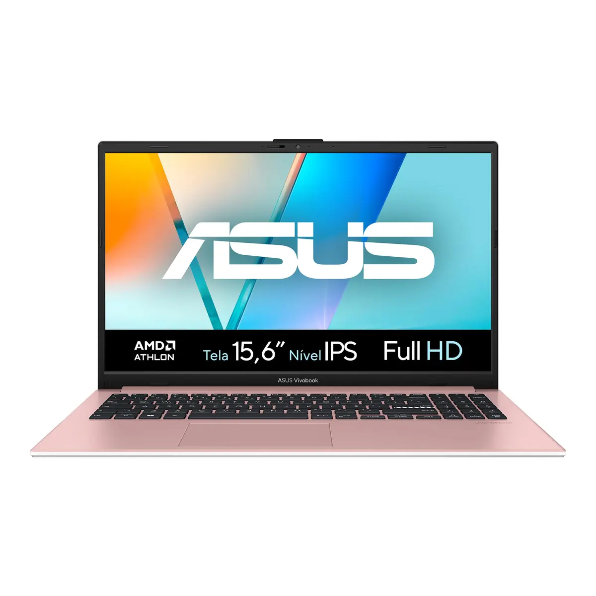 Notebook ASUS Vivobook Go 15, AMD Athlon, 4 GB, 128 GB SSD, W11 Home, 15.6'' LED, Rose Pink - E1504FA-BQ5313WS