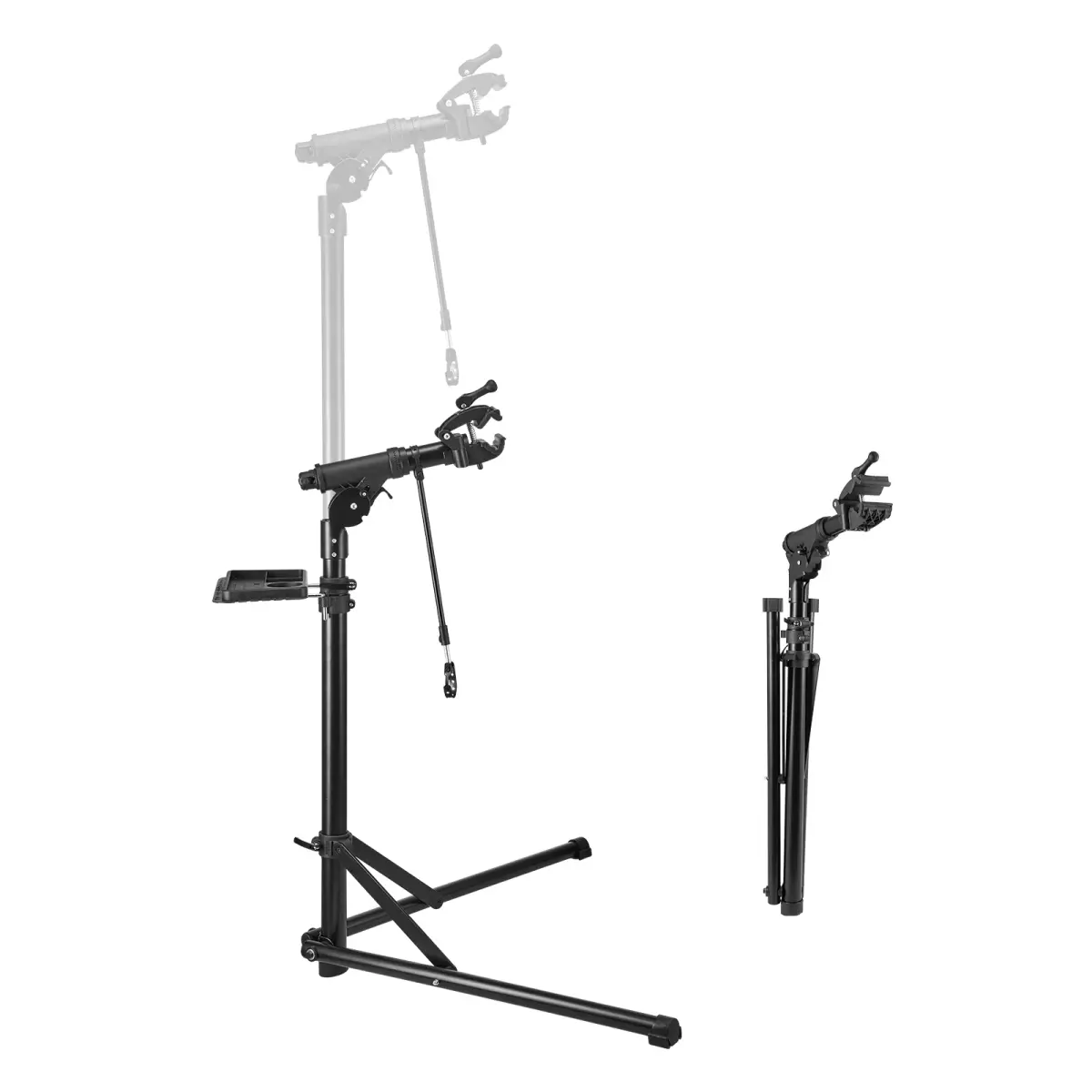 SucceBuy Suporte de reparo de bicicleta 66/85/88/110lb Suporte de trabalho de bicicleta resistente Rack de manutenção de bicicleta dobrável para mountain bike e estrada