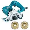 2Serra Mármore 110mm 1300W Com 2 Discos 4100NH3ZX2 Makita Profissional