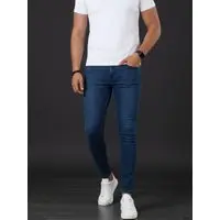 Calça Jeans Masculina 5 Estilos Azul Escuro Básica e Confortável