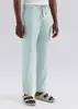 【Tam.: 38】Calça Masculina Reta Em Linho - Verde - 1