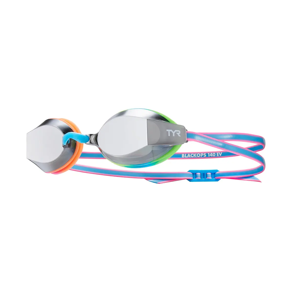 TYR Blackops 140 EV Racing Mirrored Swim Goggles Junior Fit
