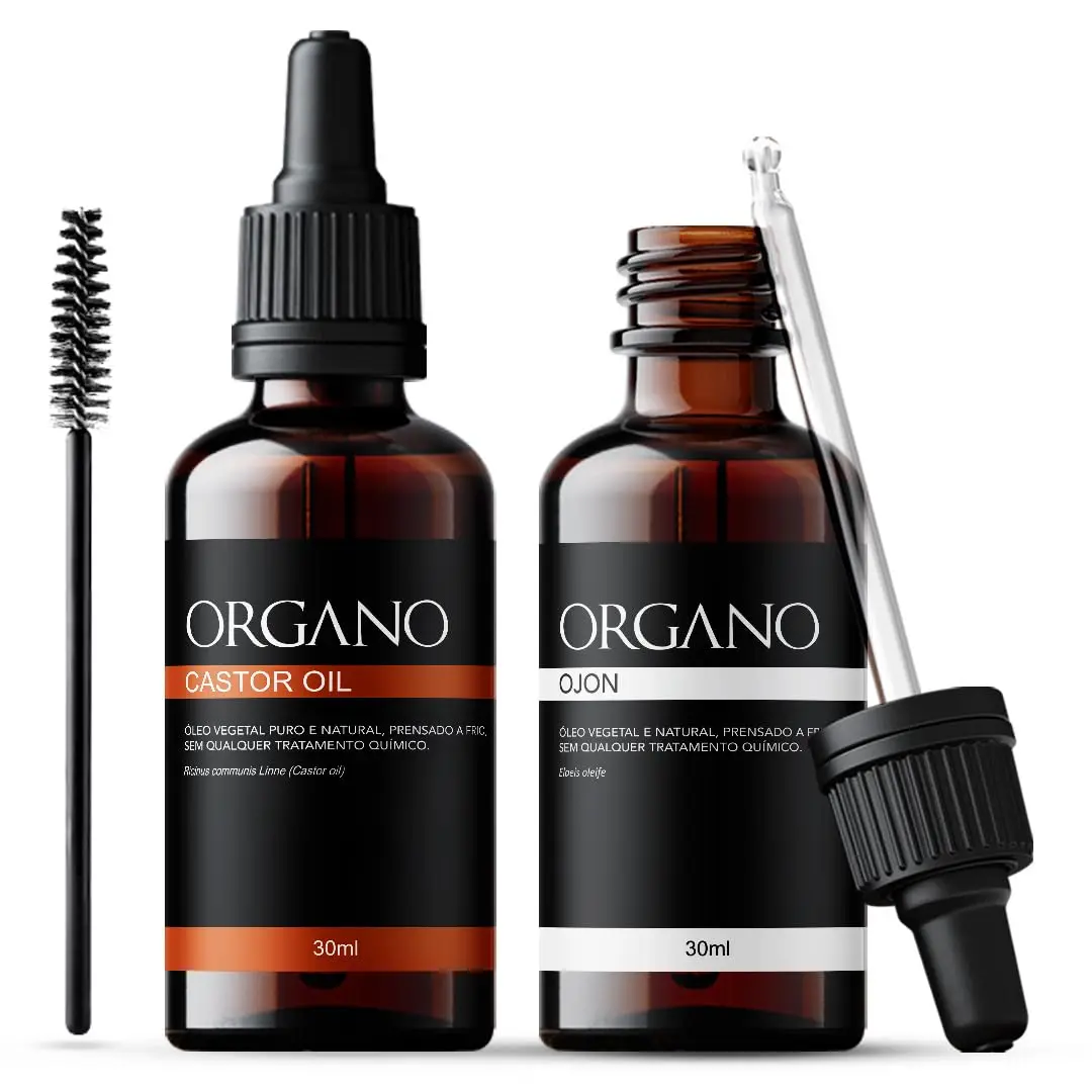 Kit Capilar Ojon e Castor Oil (Rícino) - Óleos Vegetais 100% Naturais - 1