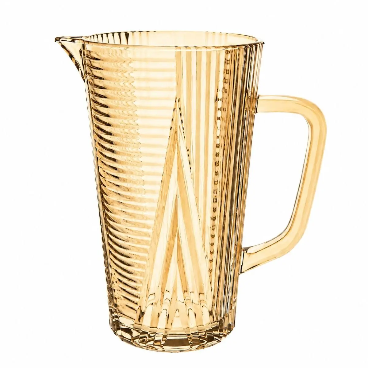 Jarra de Vidro Premium Âmbar Design Imperial Resistente 1,3L Elegante