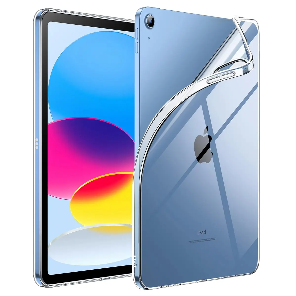 JETech Capa Transparente para iPad (A16) 11.ª/10.ª Gen, Claro | Para 2025/2022 Modelo, Design de TPU Macio, Proteção Fina À Prova de Choque