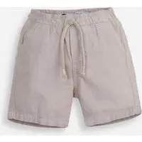 bermuda infantil sarja stone bege