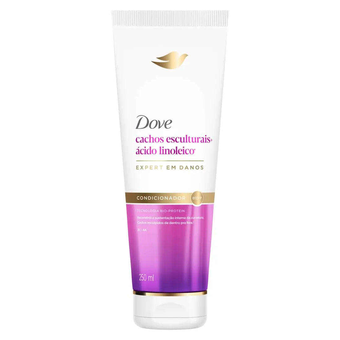 Dove Condicionador Restaurador Cachos Esculturais + Ácido Linoleico 250ml - 1