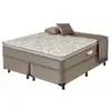 Cama Box King Size Hellen Alpha com EuroPillow e Molas Ensacadas 60x193x203 cm - Bege - 1